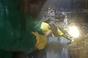 永州消防水池堵漏施工视频