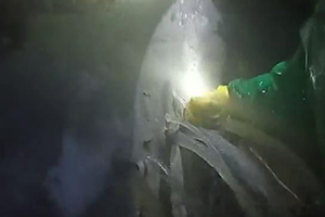 永州消防水池堵漏现场